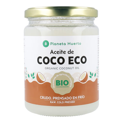 Pack 2x Aceite de coco virgen ECO Planeta Huerto 500 ml