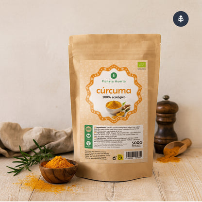 Curcuma en poudre ECO Planeta Huerto 500 g