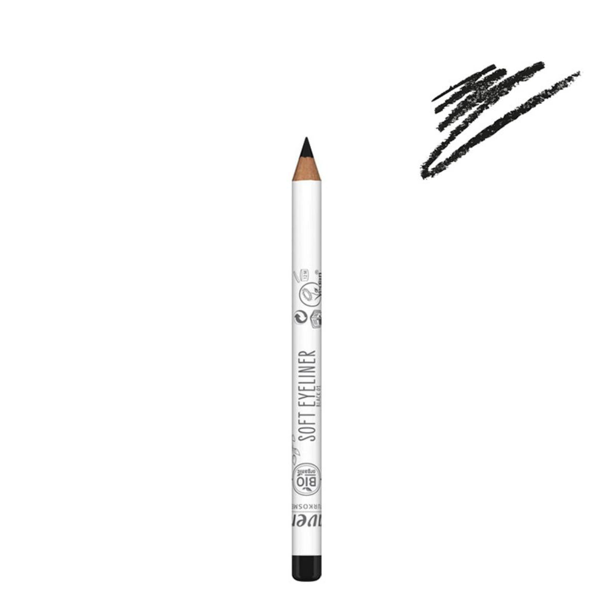 Eyeliner-Stift – 01 Schwarz, Lavera 1,14 g