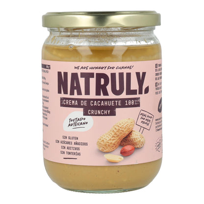 Crema di arachidi croccante Natruly 500 g