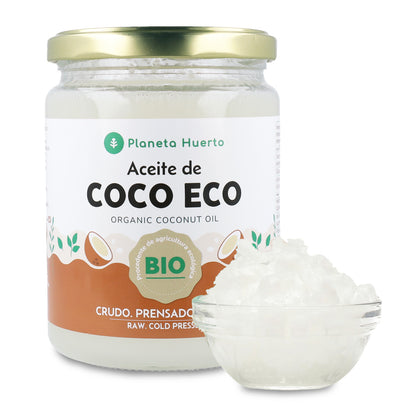 Pack 2x Aceite de coco virgen ECO Planeta Huerto 500 ml