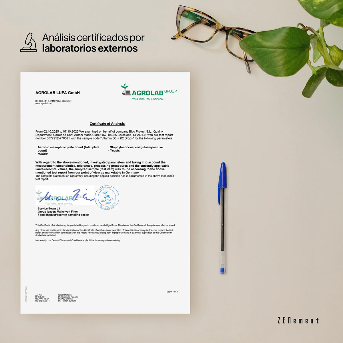Vitamine D3 + K2, cholecalciferol (2000 IE) & MK-7 (150 μg) Zenement, 200 tabletten