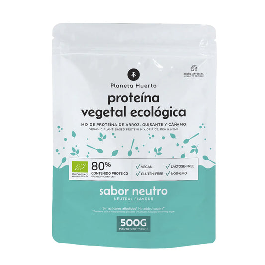 Protéines végétales neutres ECO 80% Planeta Huerto 500 g