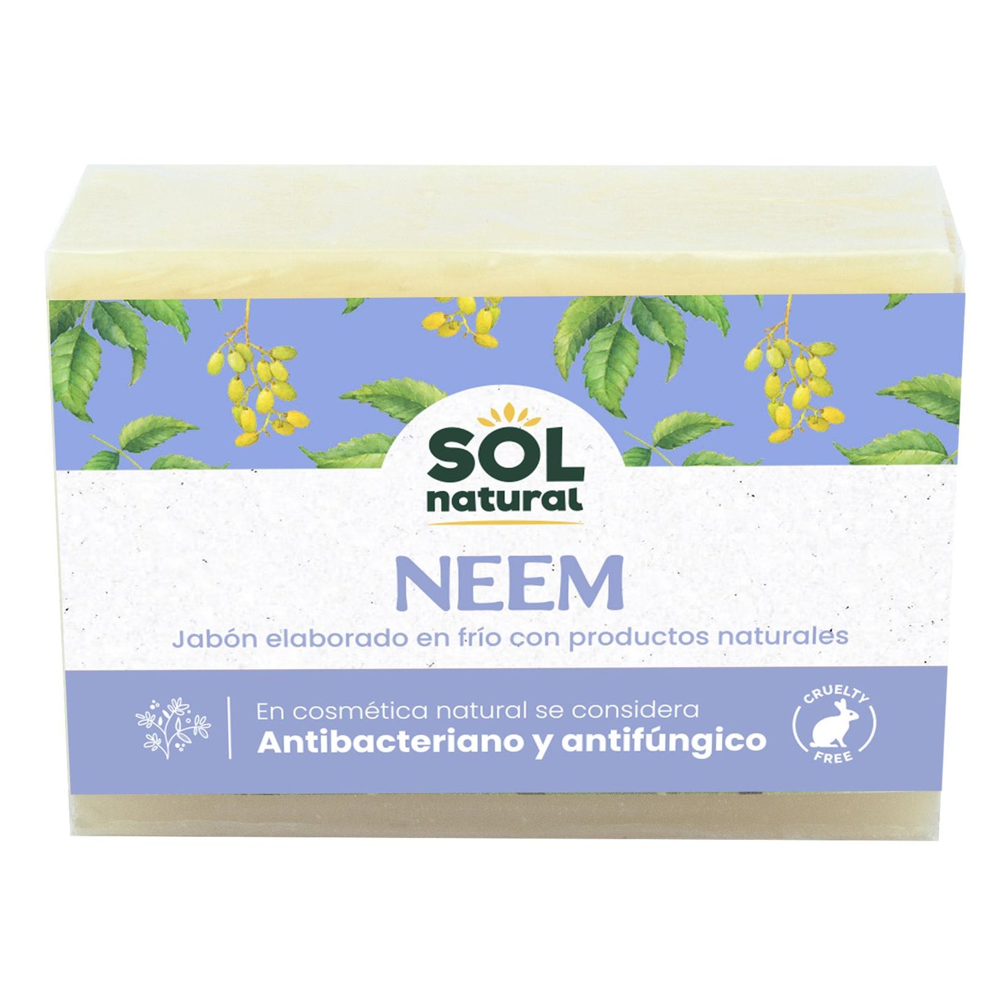 Jabón de neem Sol natural 100g