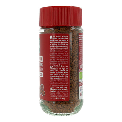 Biocoffee Instantkoffie Decafeïne Bio Premium NaturGreen 100 g