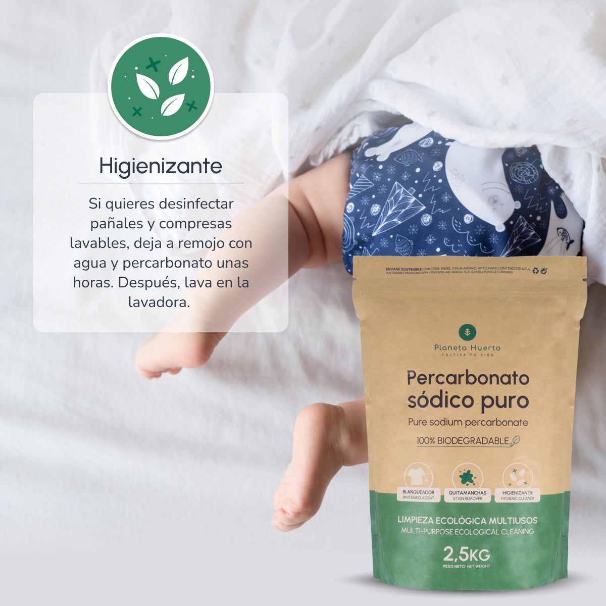 Percarbonate de sodium Planeta Huerto 2,5 kg