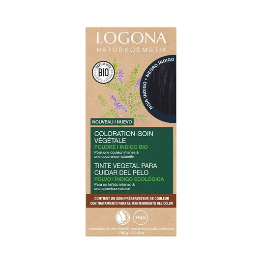 Colorante vegetale nero indaco Logona 2 x 50 g