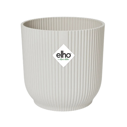 Vaso da fiori vibes fold round silky white Elho 30 cm