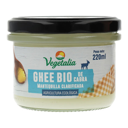 Ghee Bio z koziego mleka Masło klarowane Vegetalia 220 ml