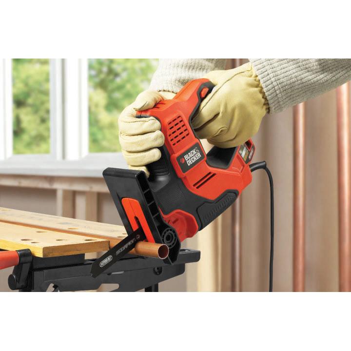 Sierra Scorpion 500W AutoSelect + 3 hojas y maletín Black+Decker RS890K-QS