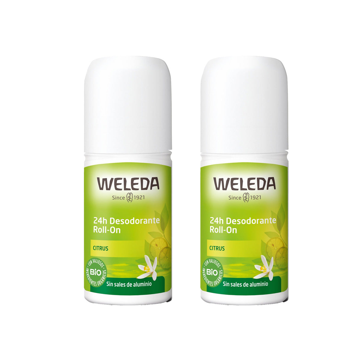2x Weleda Citrus Roll-On Deodorant 50 ml