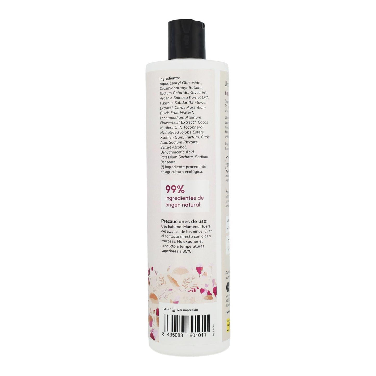 Hibiscus Flower and Coconut Shine Booster Shampoo Planeta Huerto 500 ml