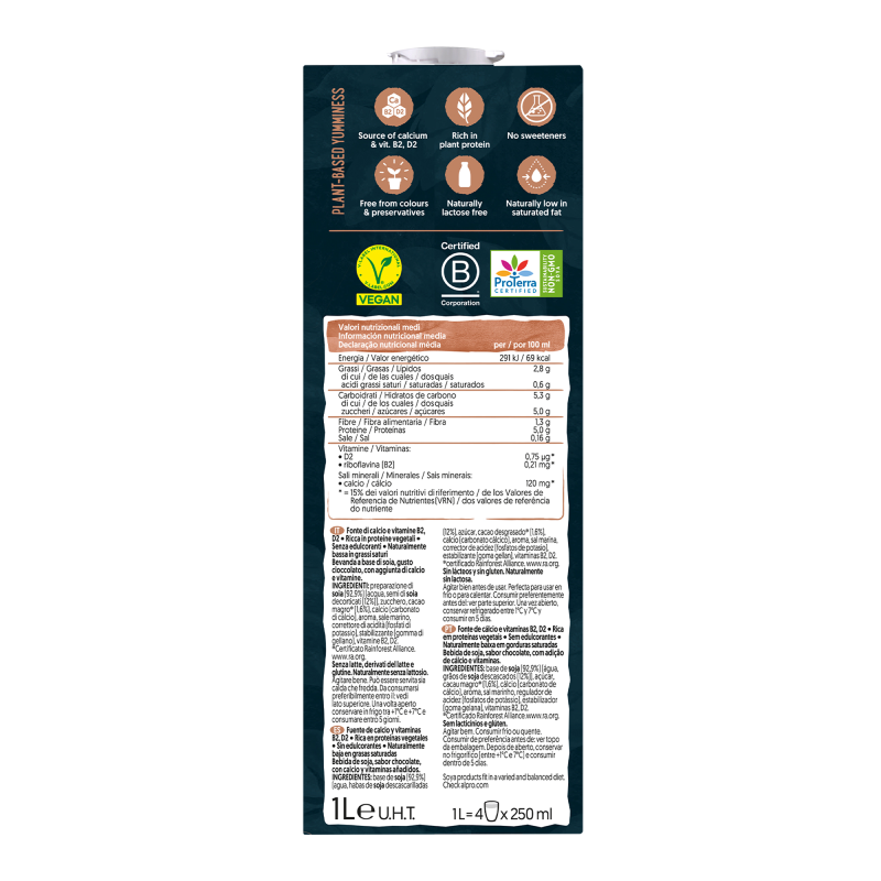 Bebida de Soja Chocolate con Proteínas Alpro 1 Litro