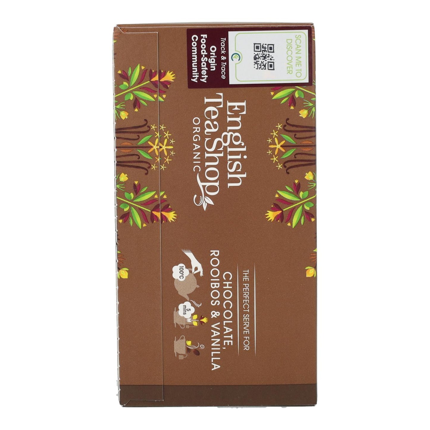 Té Rooibos Chocolate y Vainilla Bio English Tea Shop 40 g