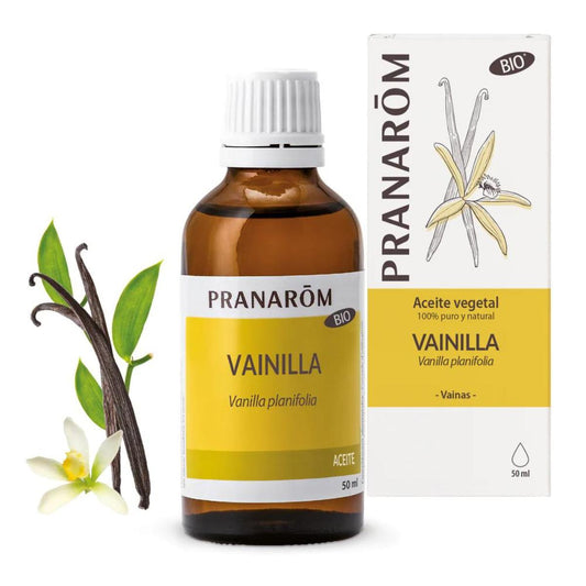 Huile végétale bio à la vanille, Pranarôm 50 ml