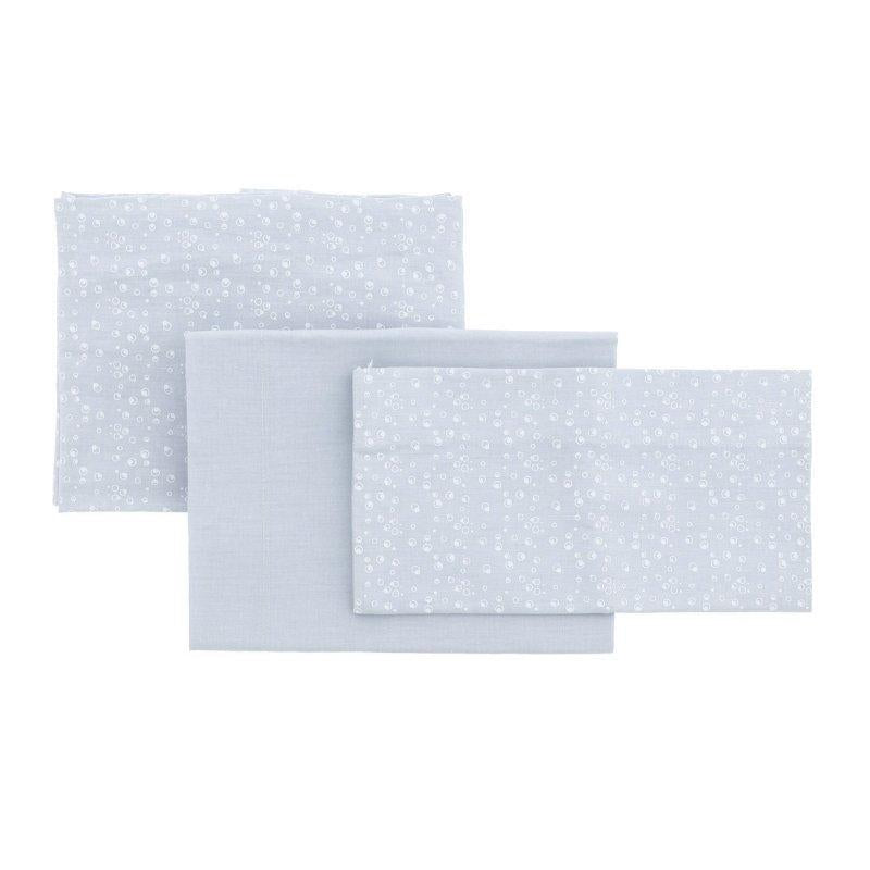 Lenzuolo per culla 3 pezzi (culla 60) Cambrass Sky gis