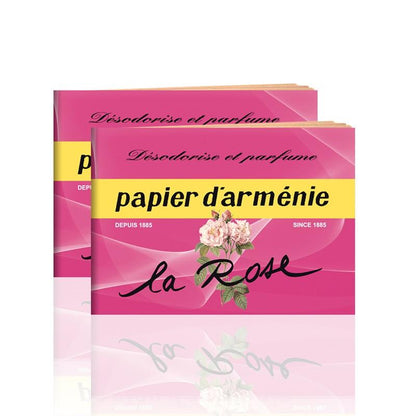Papier d'Arménie roses, 12 unités