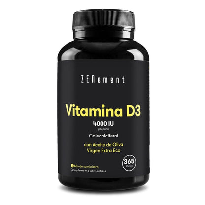 Vitamin D3 4000 IE Zenement, 365 Tabletten