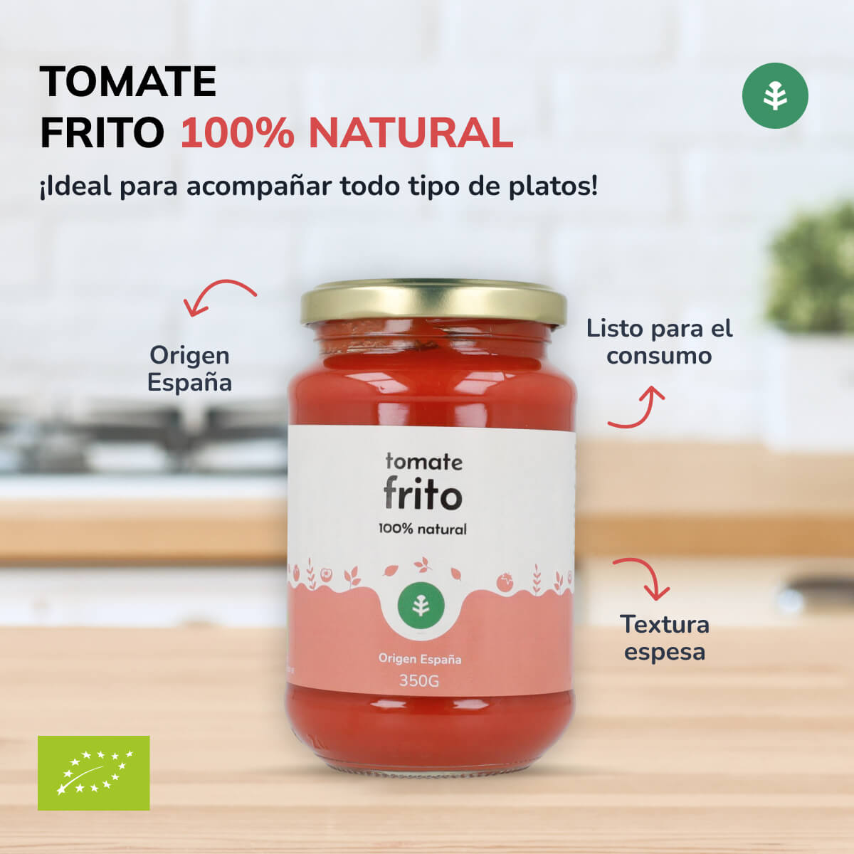 Tomato Frito ECO Planeta Huerto 350 g