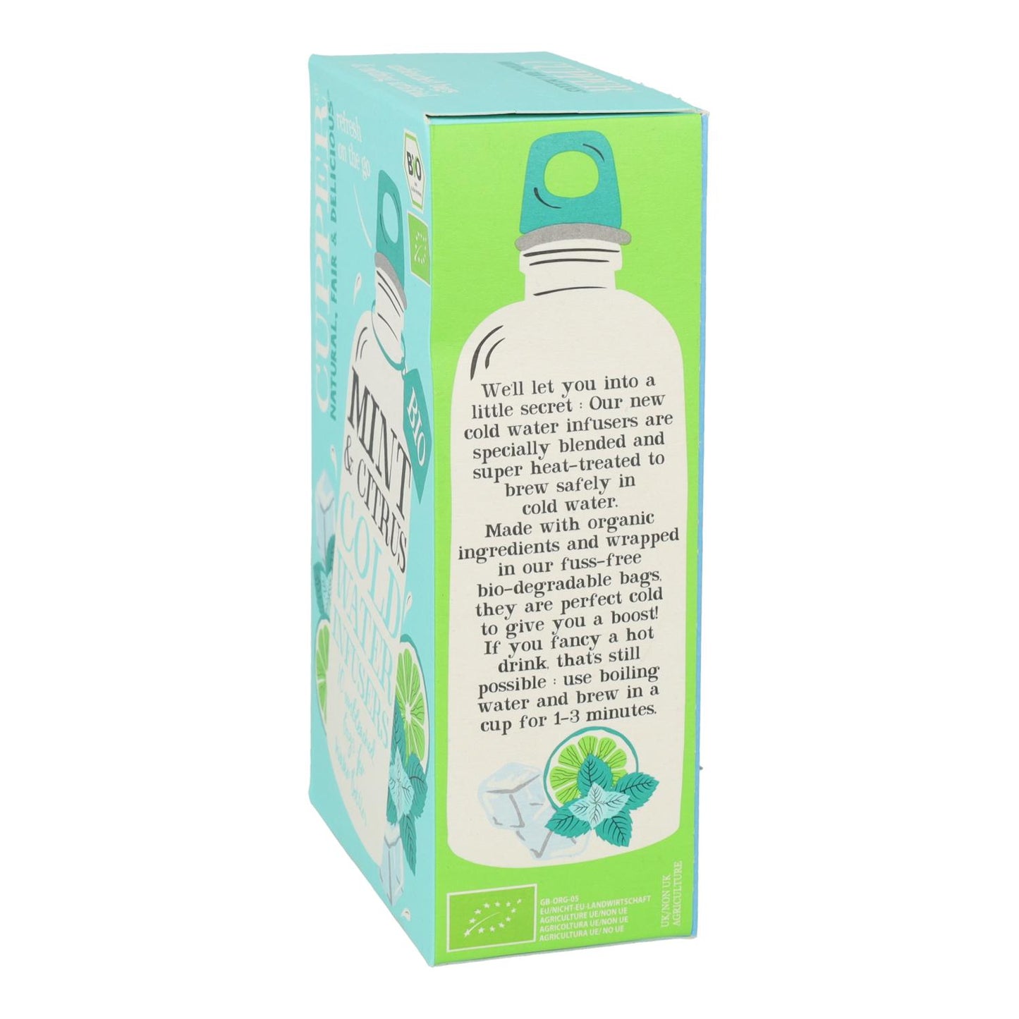 Cupper Organic Mint and Citrus Cold Brew Tea 10 Bags