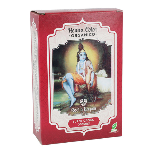 Polvere di henné super mogano scuro Radhe Shyam 100 g