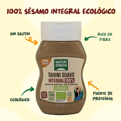 Bio-Tahini mild, vollkörnig, tropffrei NaturGreen 270 g