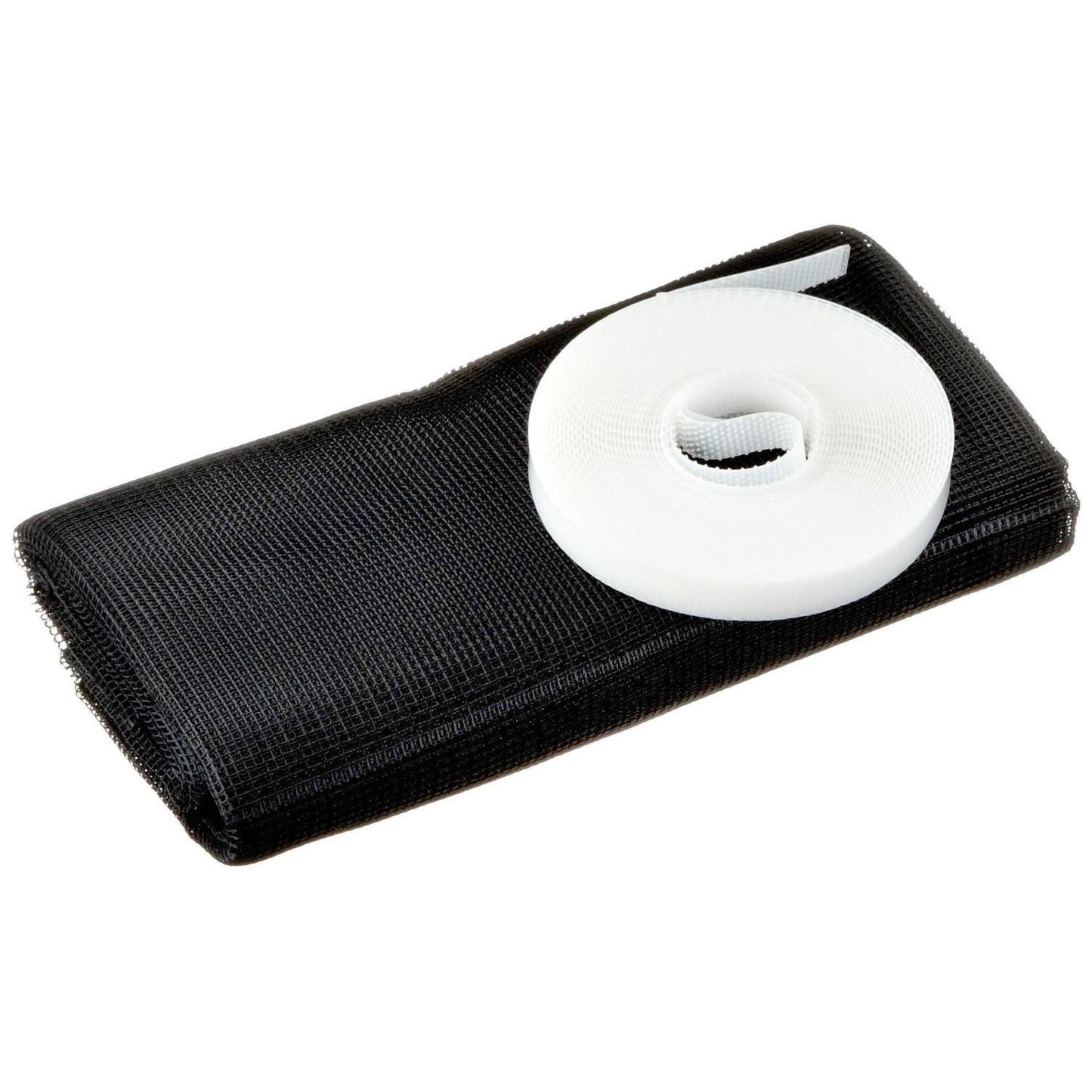 Zanzariera per finestre Standard nera 1,3 m x 1,5 m Tesa