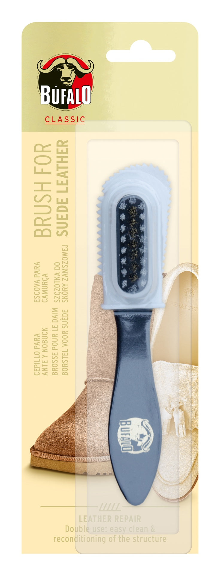 Nubuck-borste för buffelskinn