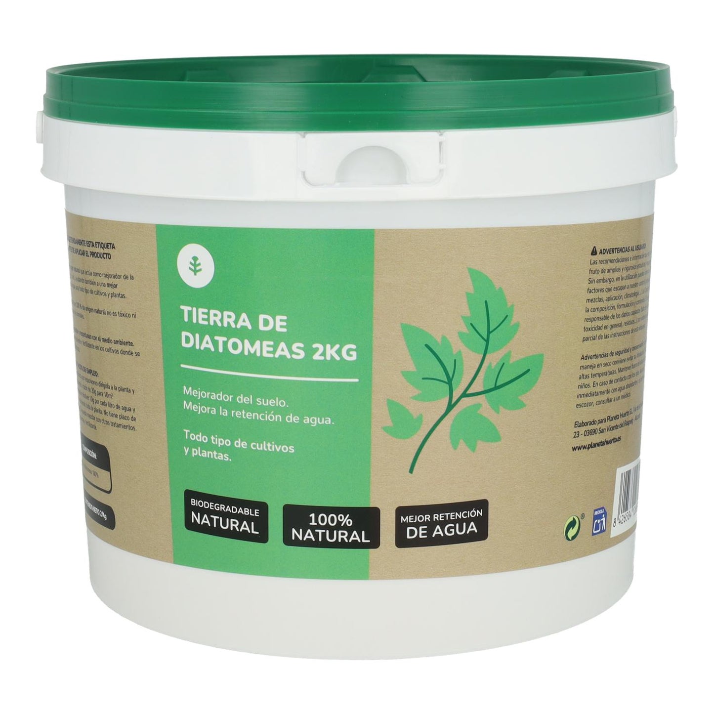 Lot de 3 terre de diatomées Planeta Huerto 2 kg