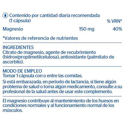 Citrato di magnesio Pure Encapsulations