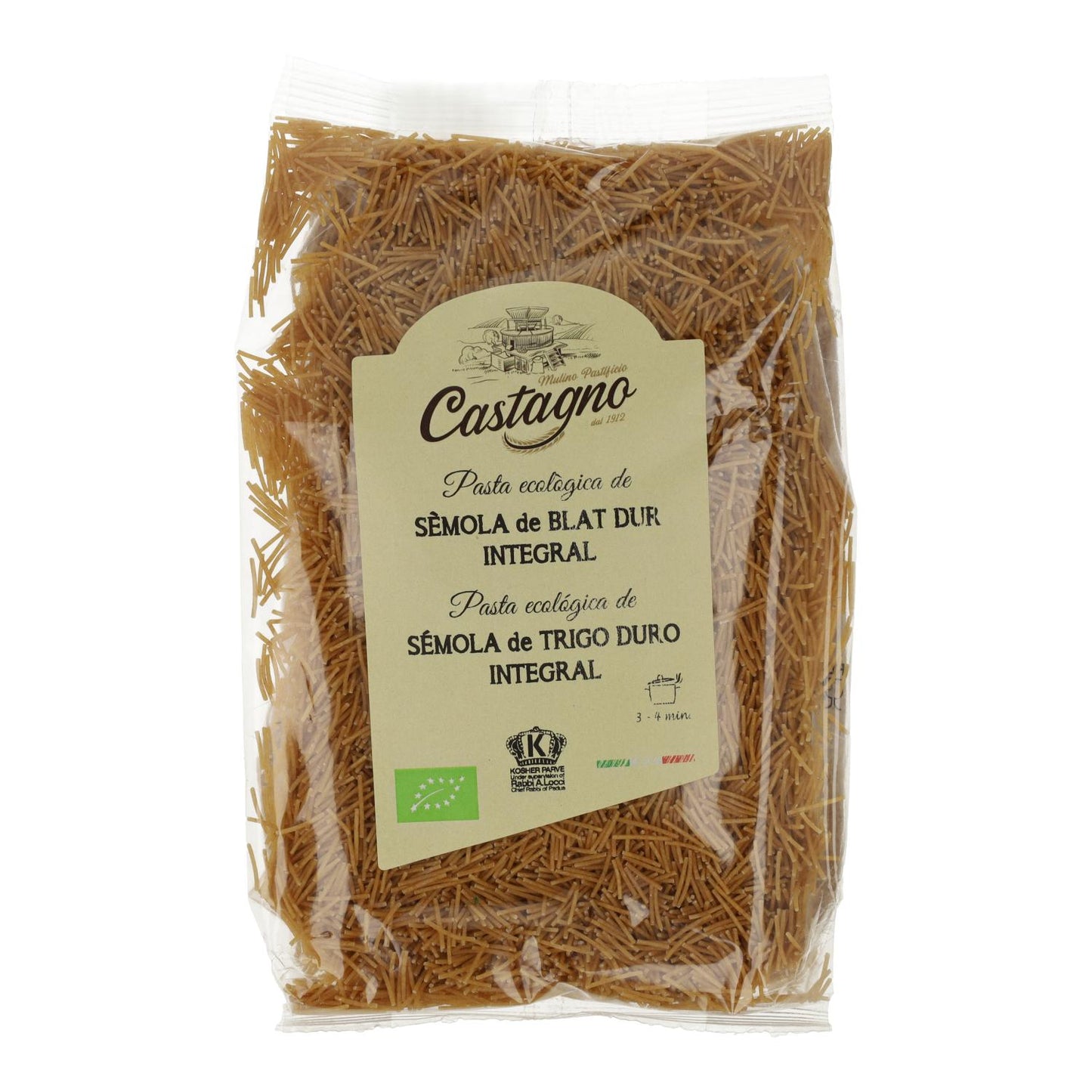 Volkorenpasta ECO Castagno 500 g