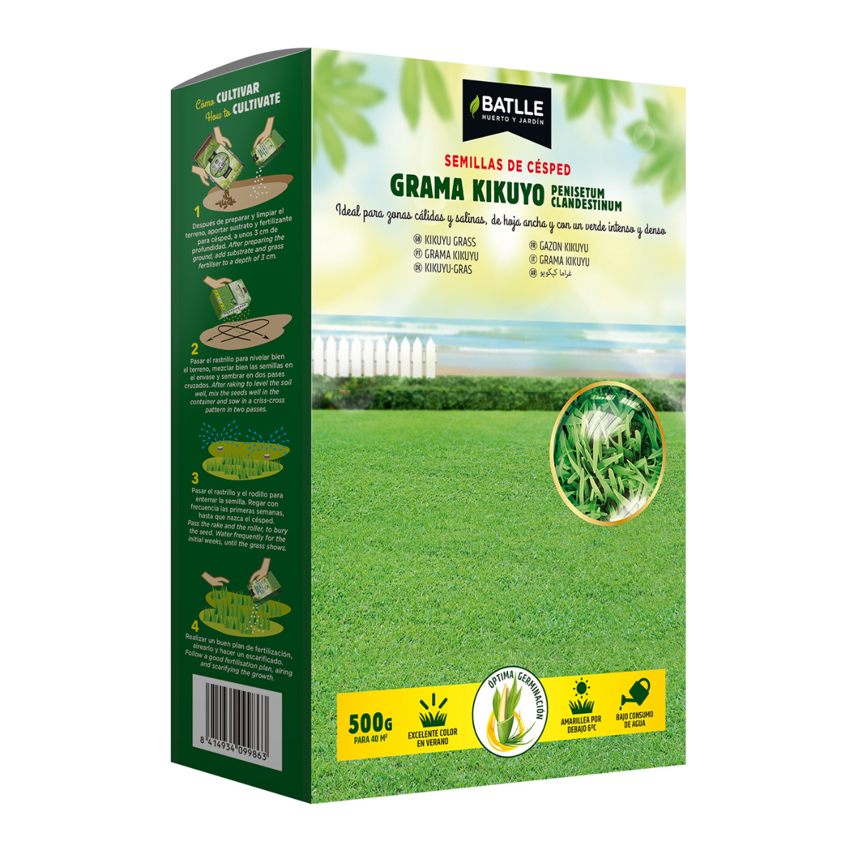Semi di gramigna Kikuyo Batlle 500 g