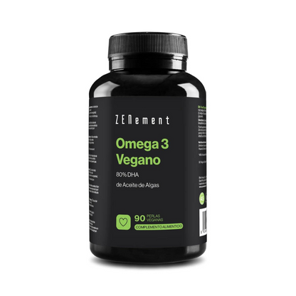 Omega 3 vegano 80% DHA da olio di alghe Zenement 90 capsule