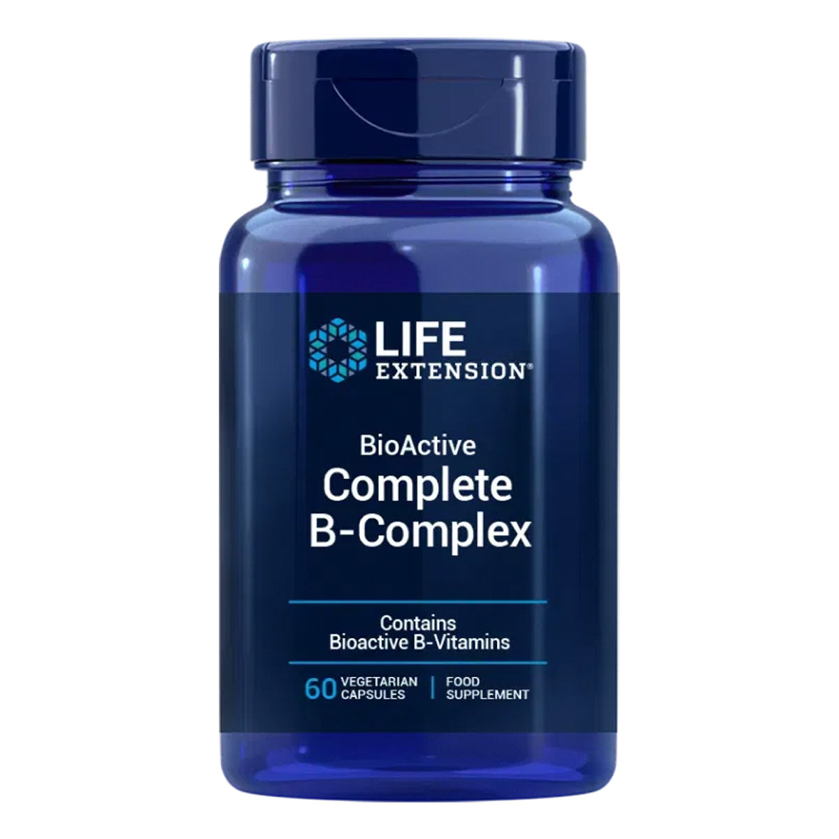 BioActive Complete B-Complex, Life Extension 60 capsules