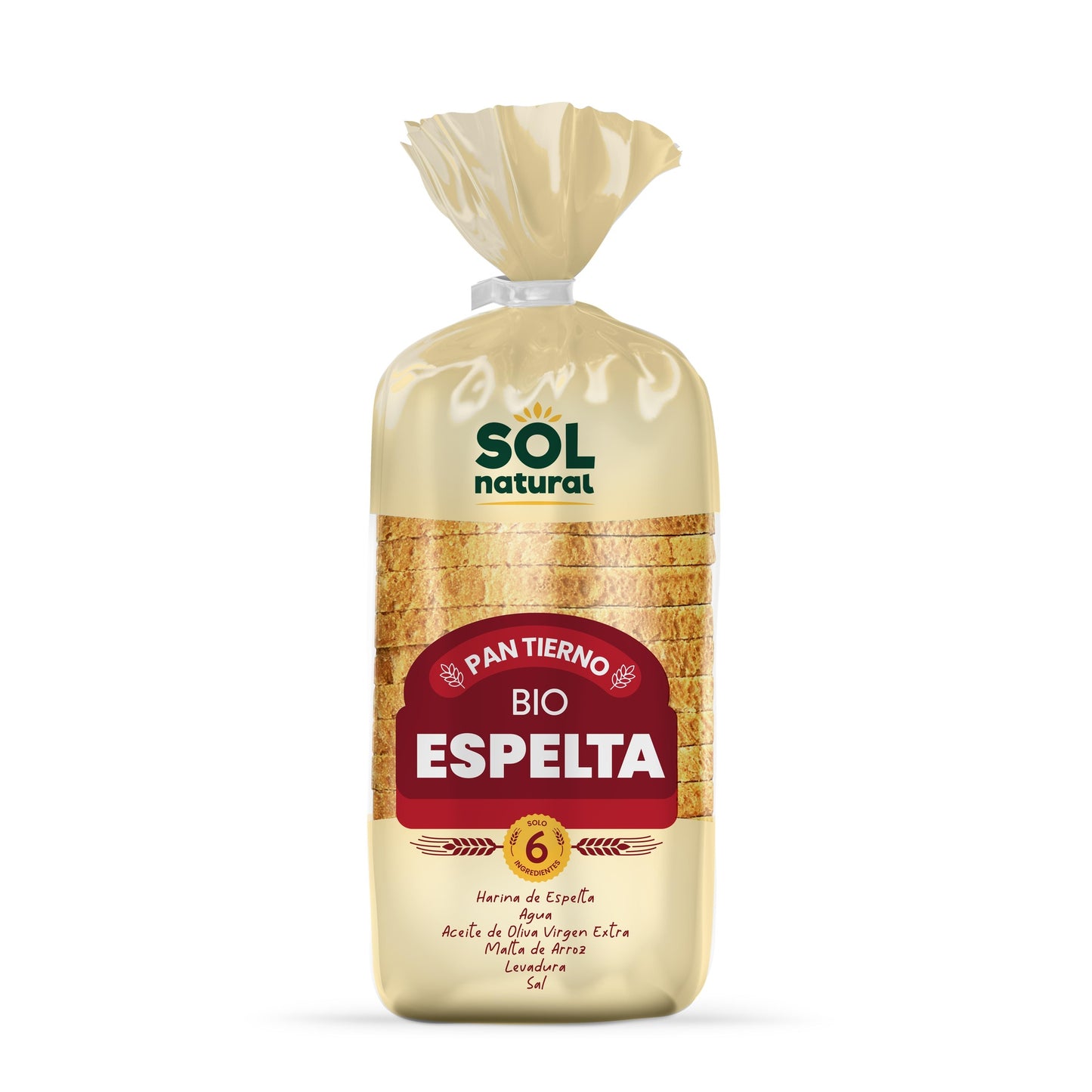 Ekologiczne miękkie pieczywo orkiszowe Sol Natural 400 g