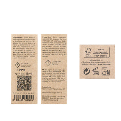 Aceite esencial romero 100% puro Arganour 15ml