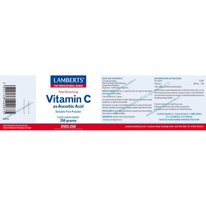Acide ascorbique, 250 mg, Lamberts