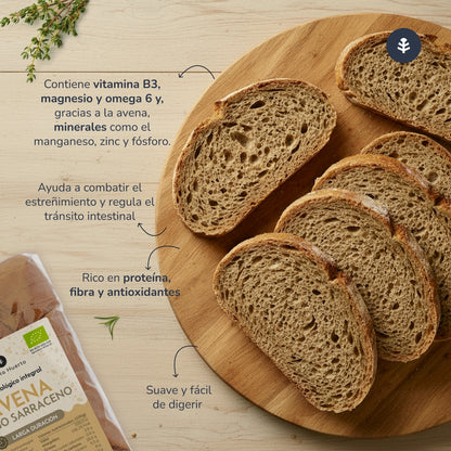 Vollkornbrot aus Hafer und Buchweizen ECO Planeta Huerto 500 g