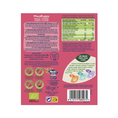 7-pack ekologiska jordgubbssnacks 18 g – Hero Solo