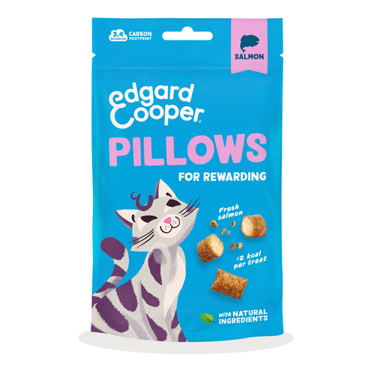 Zalmhapjes Natuurlijke snacks voor katten Edgard Cooper 60 g