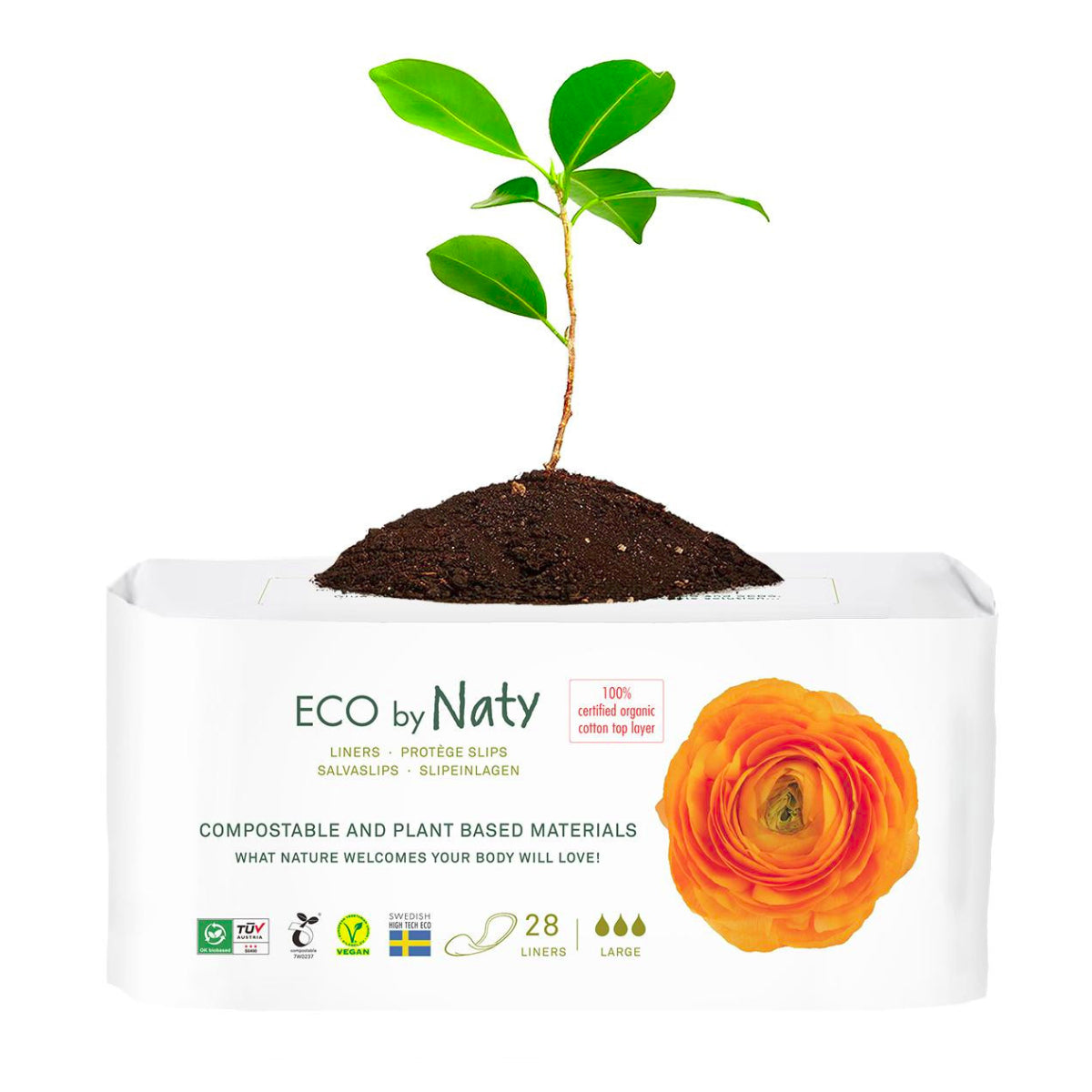 Super-Slipeinlagen Naty 28 Stück