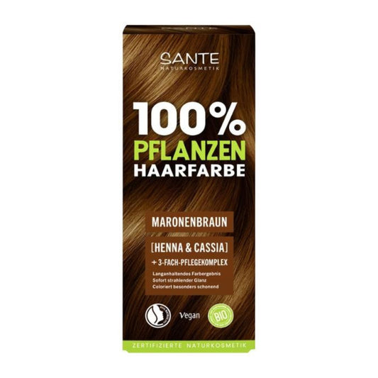 Colorante vegetale 08 Chestnut Brown Sante 100 g