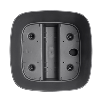 Greensense Aquacare Square self-watering plant pot, Elho, 30 cm, charcoal grey