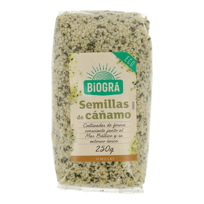 Graines de chanvre décortiquées BIO Biogra, 250 g