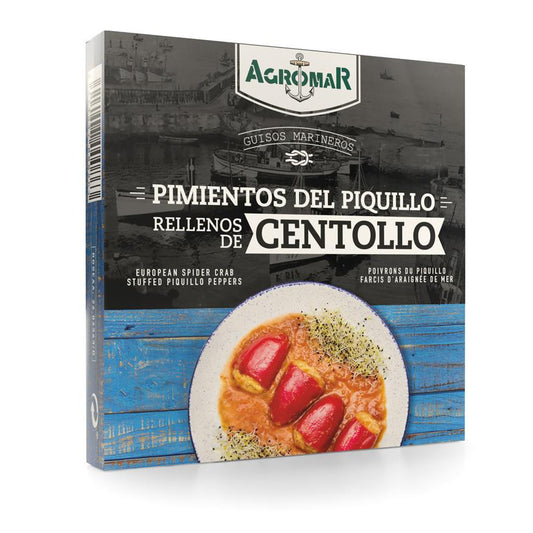 Pimientos del piquillo rellenos de centollo 280 g