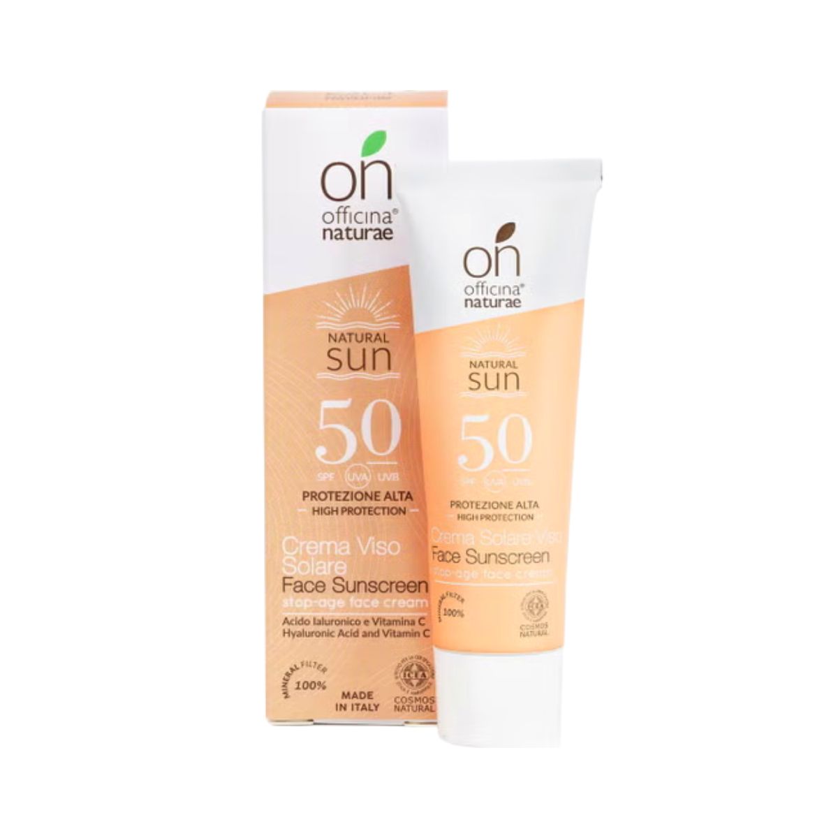 SPF 50 Facial Sunscreen 30 ml Officina Naturae Certified Organic