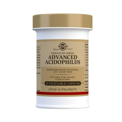 Acidophilus plus avanzado probiótico vegano Advanced Acidophilus 50 cápsulas vegetales