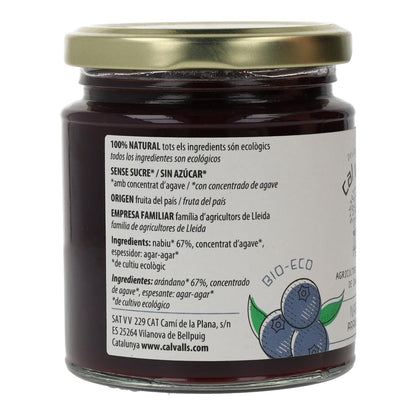 Marmellata di mirtilli ECO Cal Valls, 240 g