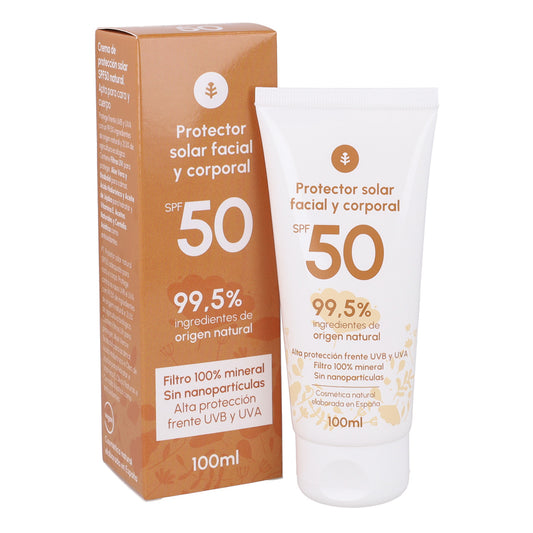 100 % mineralisk solkräm SPF50 Planeta Huerto 100 ml