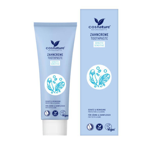 Tandpasta met fluoride Sentiive, Cosnature, 75 ml